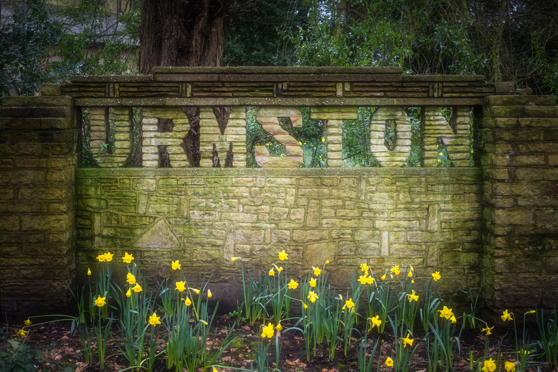 Urmston Wall Sign, Greater Manchester, England, United Kingdom